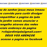 DEUS E AMOR VILA JARDIM