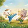 原創故事#156 森林小學之樂樂超人闖禍了