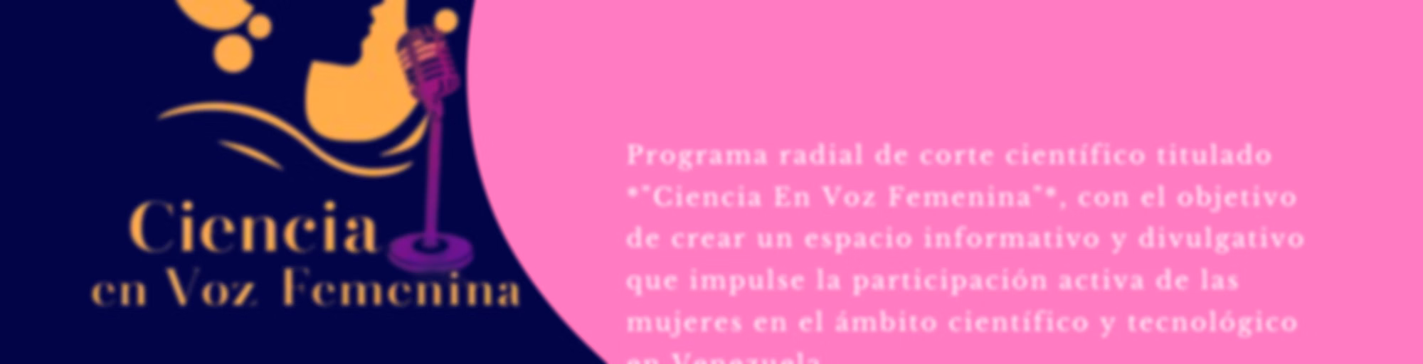 Ciencia en voz femenina