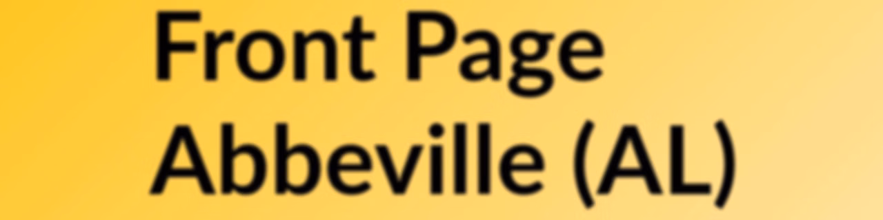 Front Page Abbeville (AL)