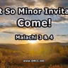 A Not So Minor Invitation: Return! (Sermon Audio)