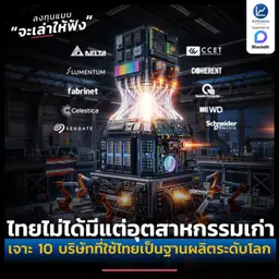 ใครว่าไทยมีแต่อุตสาหกรรมเก่า เจาะ 10 บริษัทคอขวด AI ที่ใช้ไทยเป็นฐานผลิตระดับโลก | ลงทุนแมนจะเล่าให้ฟัง