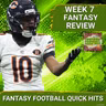 UNSTOPPABLE: Luther Burden IGNITES Chicago Bears, Fantasy Football Week 7 Must-See Review