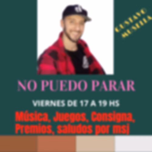 "NO PUEDO PARAR" VIERNES DE 17 A 19 HS