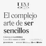 35. El complejo arte de ser personas sencillas