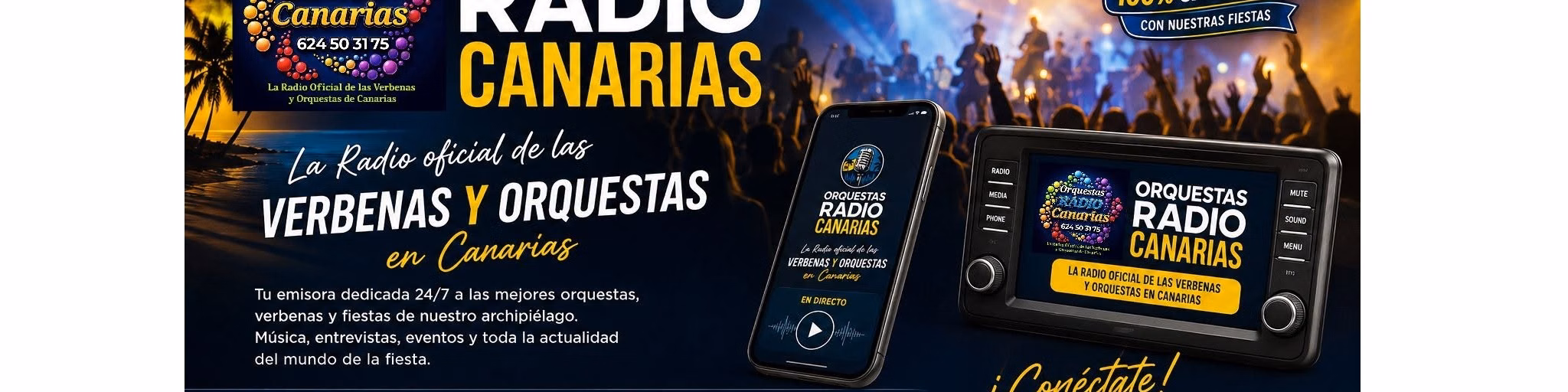 Orquestas Radio Canarias Las Verbenas virtual 24 Horas.