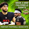 MONDAY MIRACLE: Atlanta Falcons & Michael Penix Jr. DELIVER Fantasy Upside in Saints Showdown
