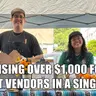 RAISING OVER $1,000 FOR STREET VENDORS IN A SINGLE DAY