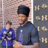 Luke Jones and Nestor get ready for Indianapolis and another Ravens season with Super Bowl hopes