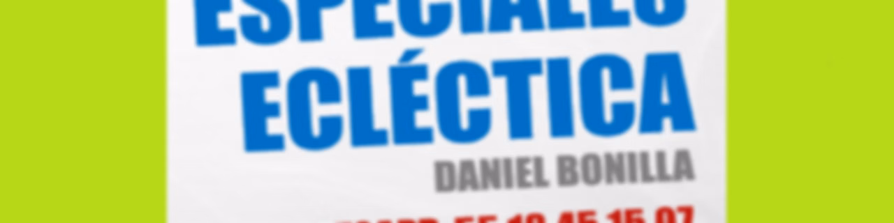 ESPECIALES ECLÉCTICA