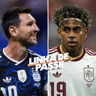 Messi ultrapassará Pelé se for bicampeão? Final de astros formados no Barcelona e tudo sobre a arbitragem da Copa do Mundo - Linha de Passe