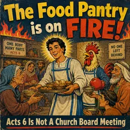 Acts 6:1-15 Bible Study | The Food Pantry Catches Fire — Stephen, the Widows & the Spirit