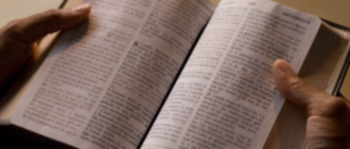 A través de la biblia