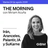 THE MORNING 04-08-26 | Trump presiona a Irán; Palantir repunta; demanda contra aranceles; SuKarne explora venta; Nu y Plata mixtos.