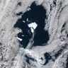 The last days of a giant iceberg