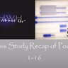 Genesis Study Recap of Podcast’s 1-16