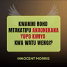 KWA NINI ROHO MTAKATIFU ANAONEKANA YUPO KIMYA KWA WATU WENGI - Innocent Morris