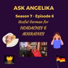 Ask Angelika Season 7 Episode 6 - Useful German for headaches & migraine