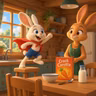 Petit Lapin veut devenir un super-héros