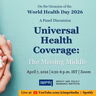 Universal Health Coverage: The Missing Middle | Panel Discussion | World Health Day IMPRI HQ