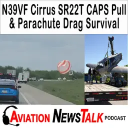 420 Cirrus SR22T CAPS Pull: N39VF Power Loss and Parachute Drag Survival