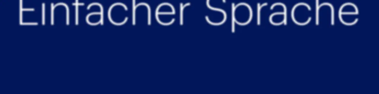 Nachrichtenleicht - die Nachrichten in Einfacher Sprache