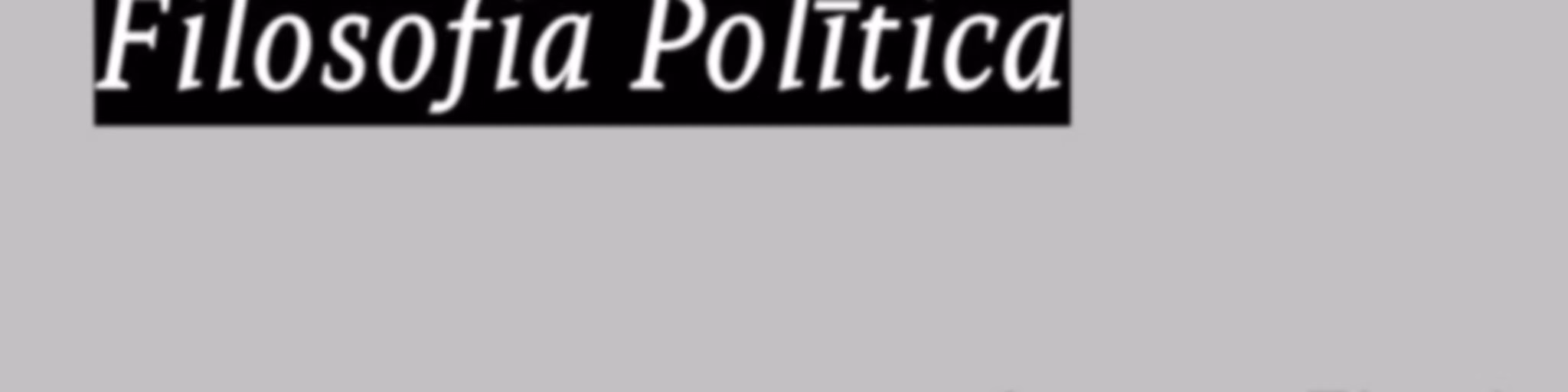 Curso Livre de Filosofia Política