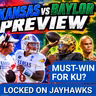 DESPERATION: Jayhawks Host Bears Looking for First Big 12 Win | Kansas vs Baylor GAME PREVIEW