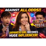 AGAINST ALL ODDS JAPANESE GIRL BECOMES HUGE INFLUENCER!