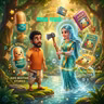 Axe and the Woodcutter | குட்டீஸ் குரலில் கதைகள்