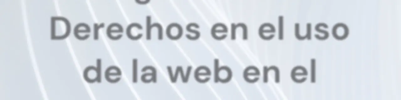 Legislación Y Derechos en el uso de la web en el campo científico