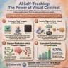 Visual Contrastive Self-Distillation (VCSD): AI That Sees and Teaches Itself