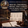 Criminal Law Fall Launch: Mens Rea, Concurrence, Mistake, Strict Liability, and the Model Penal Code Culpability System