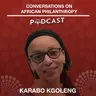 Karabo Kgoleng |158 | Teaching creative writing while elevating African storytelling