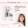 292. Interview with  Christina DiSegna, MS, RD, CSO, CNSC (Oncology & Private Practice Dietitian)