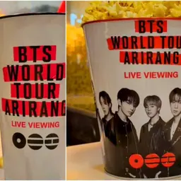 Cinemark BTS World Tour Arirang Popcorn Bucket and Cup: What We Know So Far