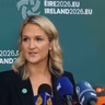An tAire Helen McEntee faoi bhrú sa Dáil
