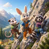 Petit Lapin part en colonie de vacances