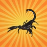 Le scorpion devient fluorescent dans l'obscurité