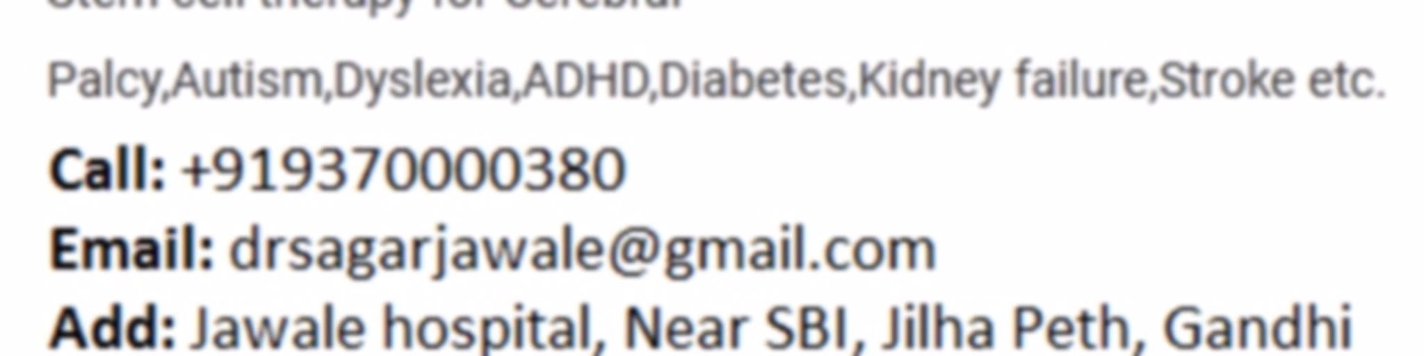 Stem Cell Therapy India
