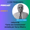 EP#74-"Carta aos Constituintes" enviada por Darcy Ribeiro.