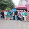 La presidenta del Cabildo de Tenerife, Rosa Dávila visita la carpa de la III Campaña Insular para la Prevención del Cáncer de Piel