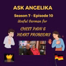 Ask Angelika Season 7 Episode 10 - Useful German for chest pain & heart problems