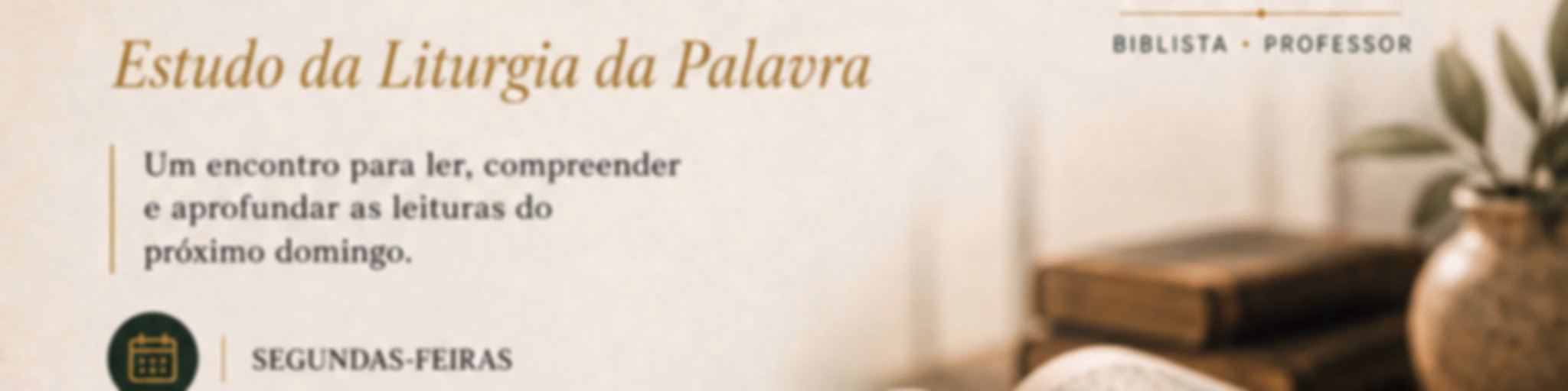 Preparando o domingo