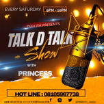 Talkdtalk show with princess