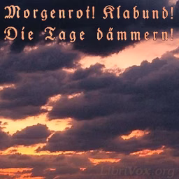 Morgenrot! Klabund! Die Tage dämmern!