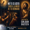 Sábado, 29 de agosto 2026 | Marcos 6, 17-29 | Martirio de San Juan Bautista
