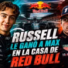 Russell le ganó a Max en la casa de Red Bull
