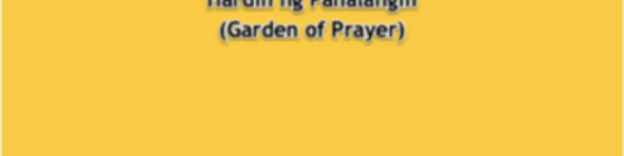 Hardin ng Panalangin (Garden of Prayer)