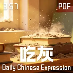 Daily Chinese Expression 357「 吃灰 & 断舍离」 Chinese podcast -Speak Chinese with Da Peng #汉语俗语和习惯用语